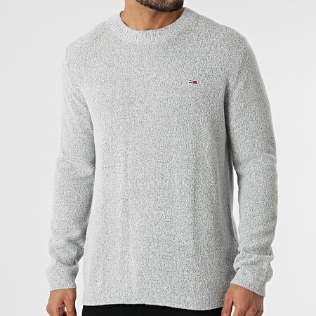 Tommy Jeans - Pull Grindle 2432 Gris Chiné