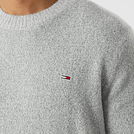 Tommy Jeans - Pull Grindle 2432 Gris Chiné