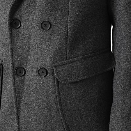 Classic Series - Manteau A2IY6108 Gris Anthracite Chiné