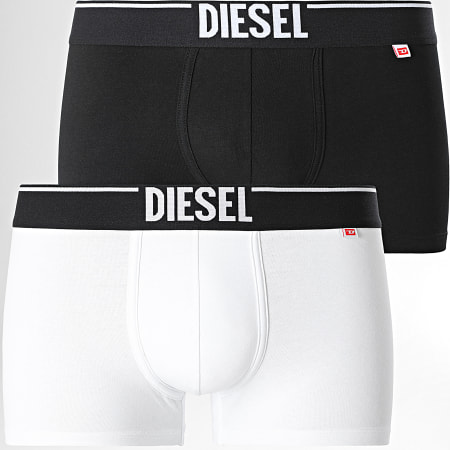 Diesel - Lot de 2 Boxers Damien 00SMKX-0LDAQ Noir Blanc