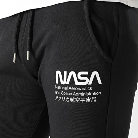 NASA - Pantalones Jogging Admin Small Negro Blanco