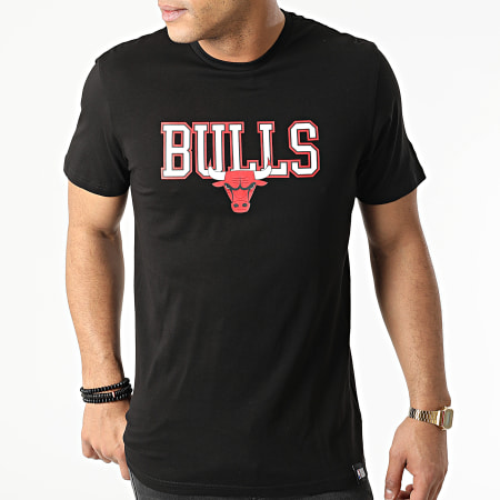 New Era - T-shirt NBA Baseball Hoop Graphic Chicago Bulls 12869850 Noir