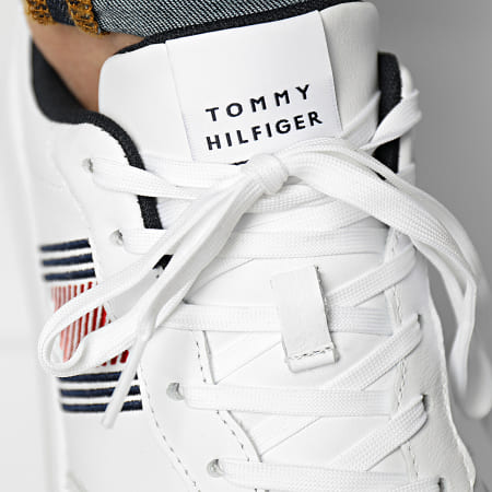 Tommy Hilfiger - Baskets Essential Leather Cupsole Evo 3904 White