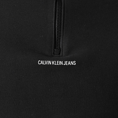 Calvin Klein - Sweat A Col Zippé 9695 Noir