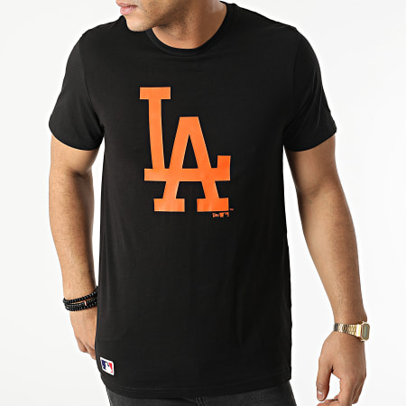 New Era - MLB Seasonal Team Logo Los Angeles Dodgers Camiseta 12869853 Negro
