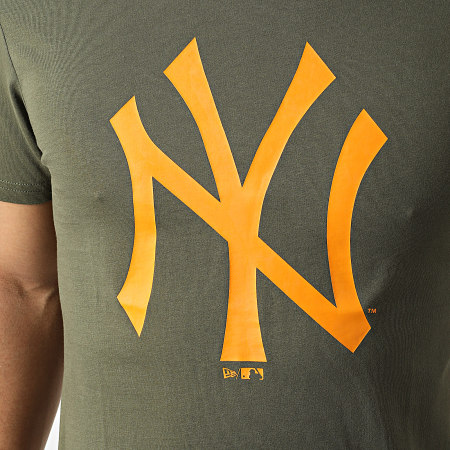 New Era - T-shirt MLB Seasonal Team Logo New York Yankees 12553355 Vert Kaki