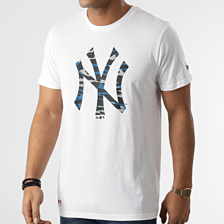 New Era - Tee Shirt MLB Seasonal Infill New York Yankees 12869854 Blanc