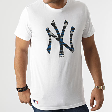 New Era - MLB Seasonal Infill New York Yankees Camiseta 12869854 Blanco