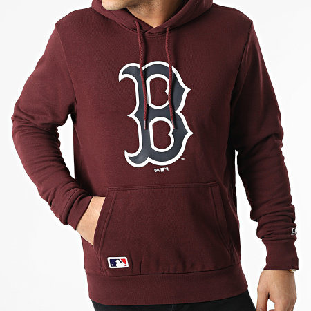 New Era - Sweat Capuche MLB Team Logo Boston Red Sox 12869863 Bordeaux
