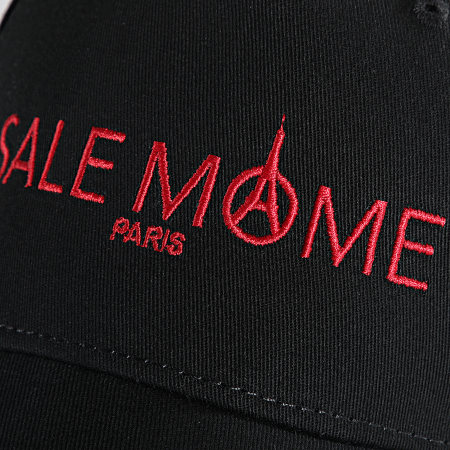 Sale Môme Paris - Casquette Logo Noir Rouge