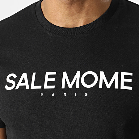 Sale Môme - Tee Shirt Lapin Noir Blanc