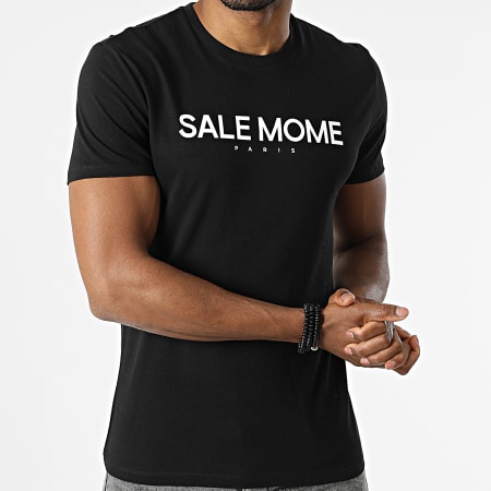 Sale Môme - Tee Shirt Lapin Noir Blanc