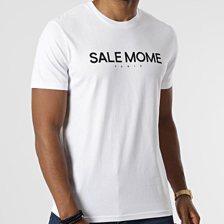 Sale Môme - Tee Shirt Lapin Blanc Noir