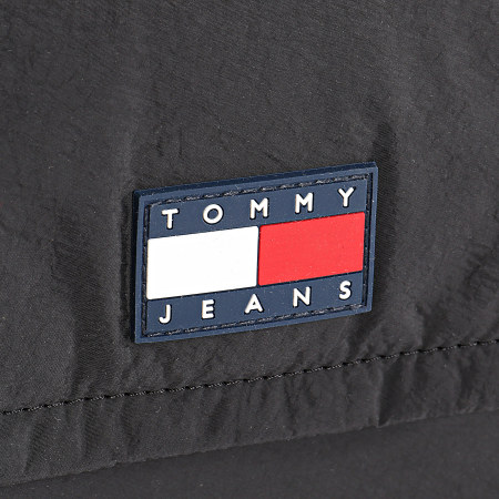 Tommy Jeans - Borsa da donna in nylon Flap Crossover 0665 Nero