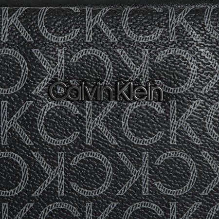 Calvin Klein - Pochette Warmth Monogram Compact 7810 Noir