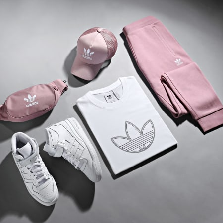 Adidas Originals Casquette Trucker Curved HD9696 Rouge Chiné Ryses