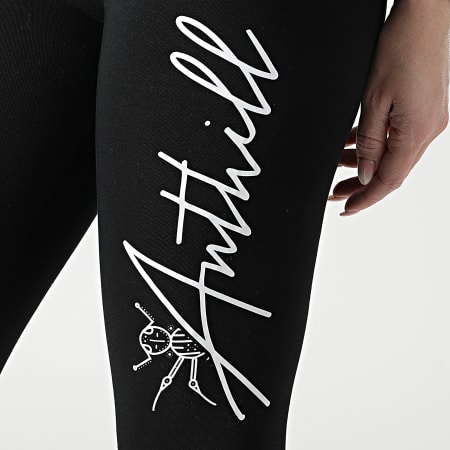 Anthill - Leggings Mujer Logo Negro Blanco