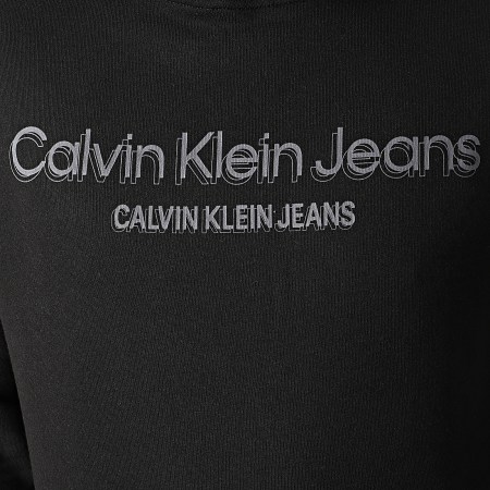 Calvin Klein - Felpa con cappuccio 9930 nero