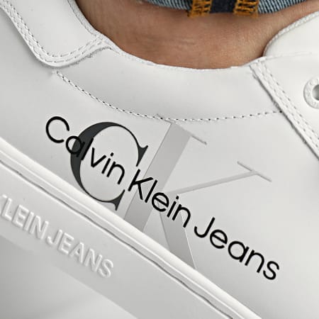 Calvin Klein - Baskets Cupsole Laceup Logo 0368 Bright White