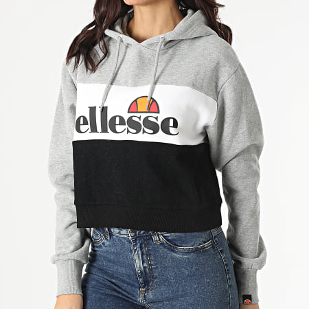 Ellesse Sweat Capuche Femme Allesandro SGL08005 Noir Blanc Gris Chine LaBoutiqueOfficielle