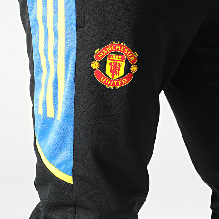 adidas - Pantalon Jogging A Bandes Manchester United FC GS2417 Noir