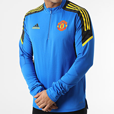 Adidas Performance - Tee Shirt A Manches Longues Manchester United FC GS2414 Bleu Roi