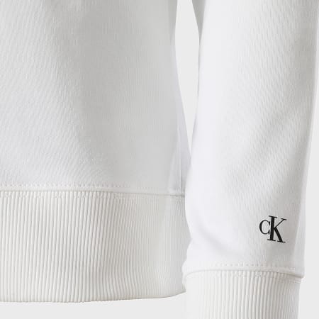 Calvin Klein - Felpa con cappuccio da bambino Institutional Hero Logo 1123 Bianco
