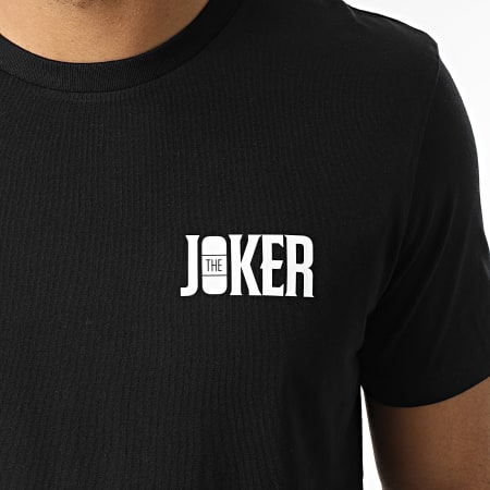 Batman - Tee Shirt Joker Chest And Back Noir