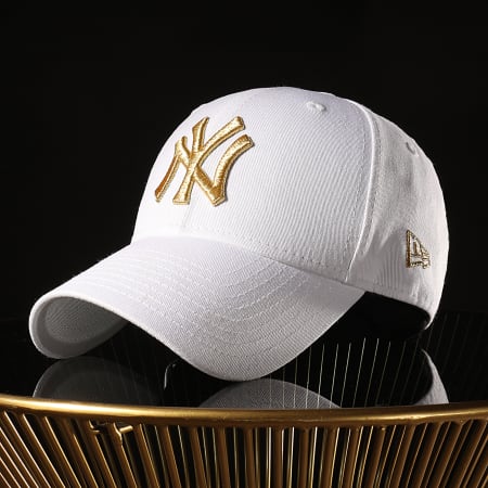 New Era - Casquette 9Forty League Essential New York Yankees Blanc Doré