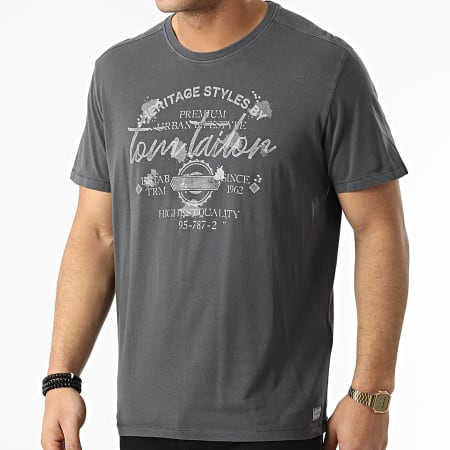 Tom Tailor - Camiseta 1029274-XX-12 Gris Antracita