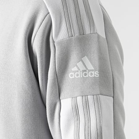 Adidas Sportswear - Sweat Capuche A Bandes SQ21 GT6635 Gris Clair