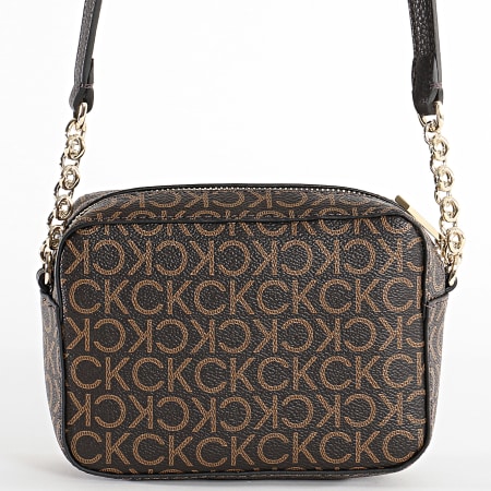 Calvin Klein - Sac A Main Femme Re-Lock Camera Bag 8881 Marron