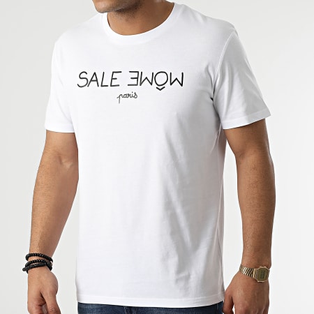 Sale Môme - Tee Shirt Punition Blanc Noir