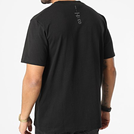 Superdry - Tee Shirt Corporate Logo Foil M1011253A Noir Argenté
