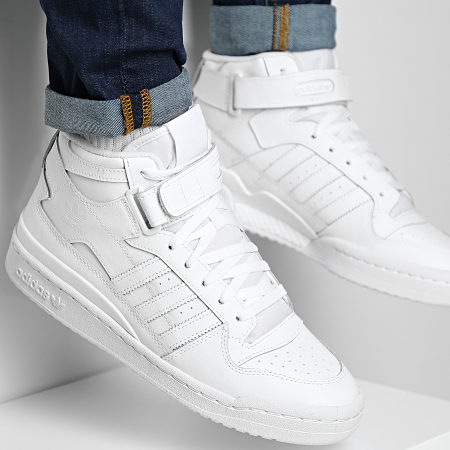 adidas - Baskets Montantes Forum Mid FY4975 Footwear White