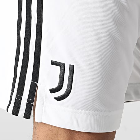 adidas - Short Jogging A Bandes Juventus GM7186 Blanc
