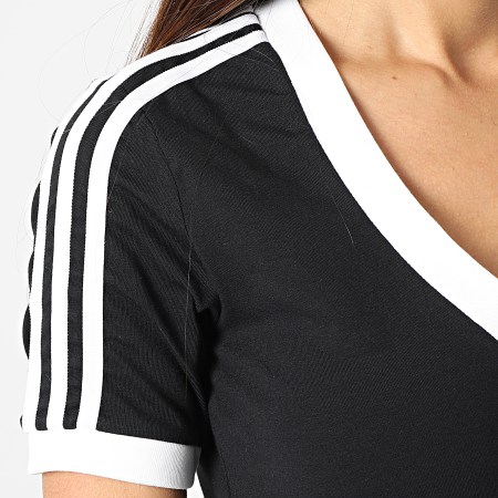 Adidas Originals - Tee Shirt Femme Cropped HC2038 Noir
