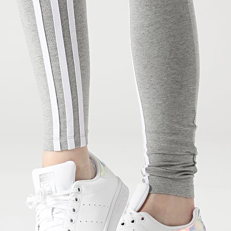 Adidas Originals - Legging Femme A Bandes 3 Stripes HD2349 Gris Chiné