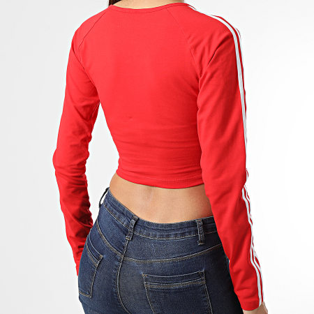 Adidas Originals - Top donna a maniche lunghe HC2042 Rosso