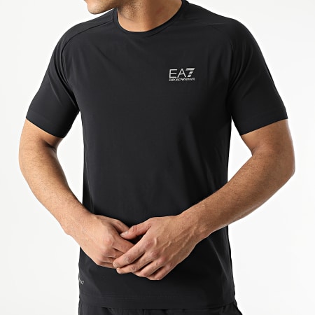EA7 Emporio Armani - Chándal Conjunto Camiseta Shorts Jogging 8NPV01-PN2CZ Negro