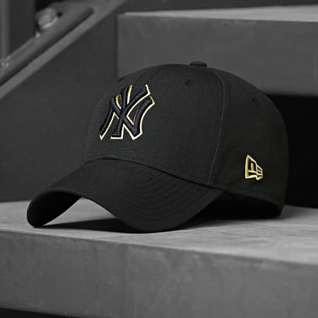 New Era - Casquette 9Forty Black And Gold New York Yankees Noir Doré