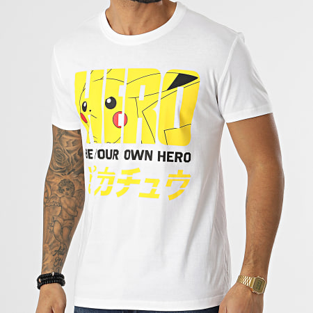 Pokémon - Tee Shirt Be Your Own Hero TS871370POK Blanc