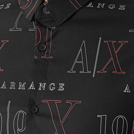 Armani Exchange - Camicia a maniche lunghe 6KZC68-ZNRRZ Nero