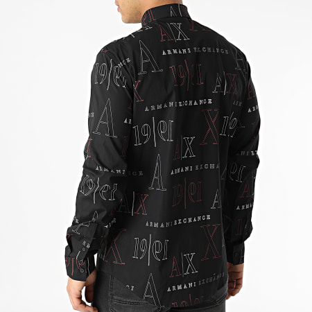 Armani Exchange - Camisa de manga larga 6KZC68-ZNRRZ Negro