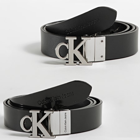 Calvin Klein - Cintura reversibile da donna Mono Hardware 8973 Nero