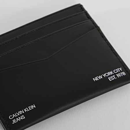 Calvin Klein - Tarjetero Impreso Mono 8214 Negro