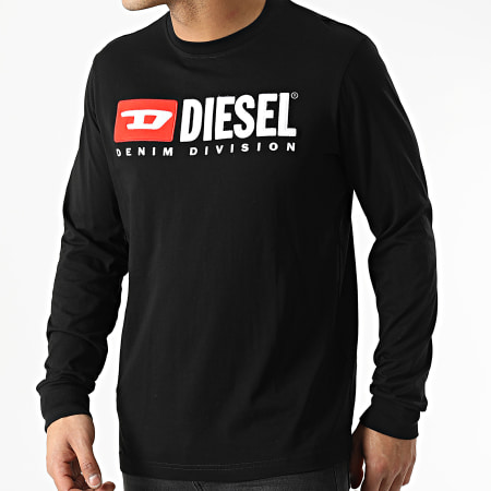 Diesel - Camiseta de manga larga A03768-0AAXJ Negro