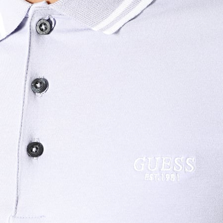 Guess - Polo Manches Courtes M2RP66-J1311 Lila