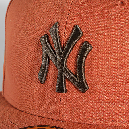 New Era - Casquette Snapback 59Fifty League Essential New York Yankees Orange