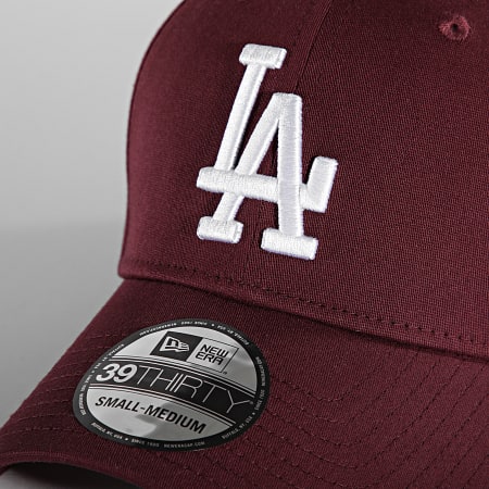 New Era - Casquette Fitted 39Thirty Colour Essential Los Angeles Dodgers Bordeaux